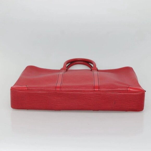 LOUIS VUITTON Epi Porte Documents Voyage Business Bag Red M54477 LV Auth 125781 - Picture 7 of 16